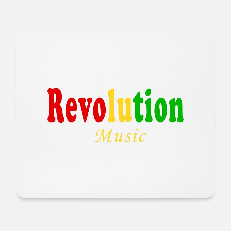 Musik der Revolution - Mousepad (Querformat) - Weiß