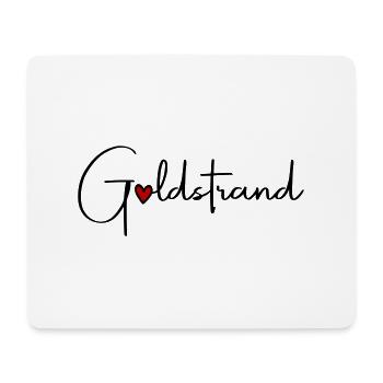 Vacances Golden Sands Heart - Tapis de souris (format paysage) - blanc - Devant