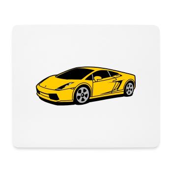 lambo - Mousepad (Querformat) - Weiß - Vorne