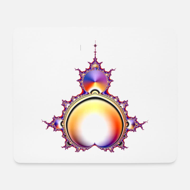 Almond Tree Fractal - Mouse Pad (horizontal) - white