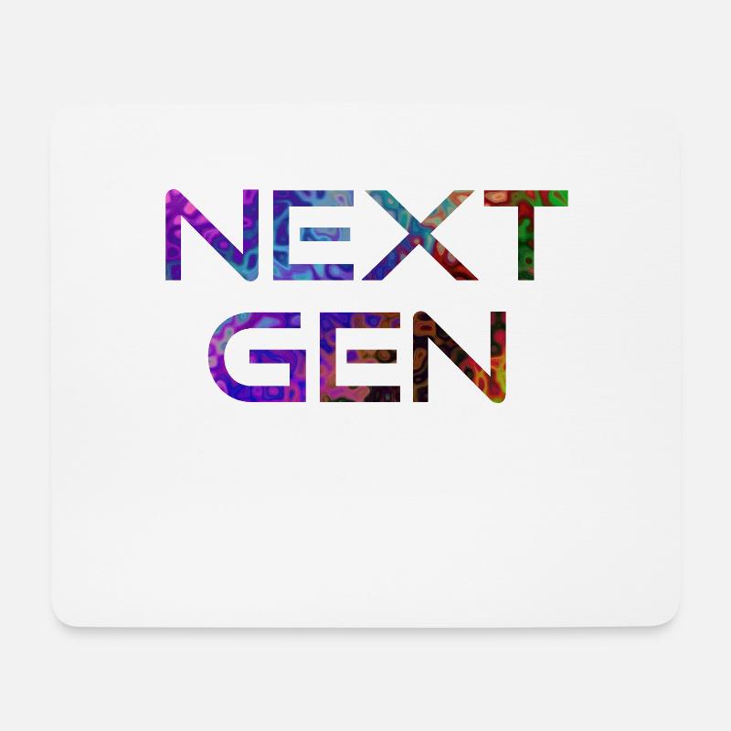NEXT GEN - Mousepad (Querformat) - Weiß