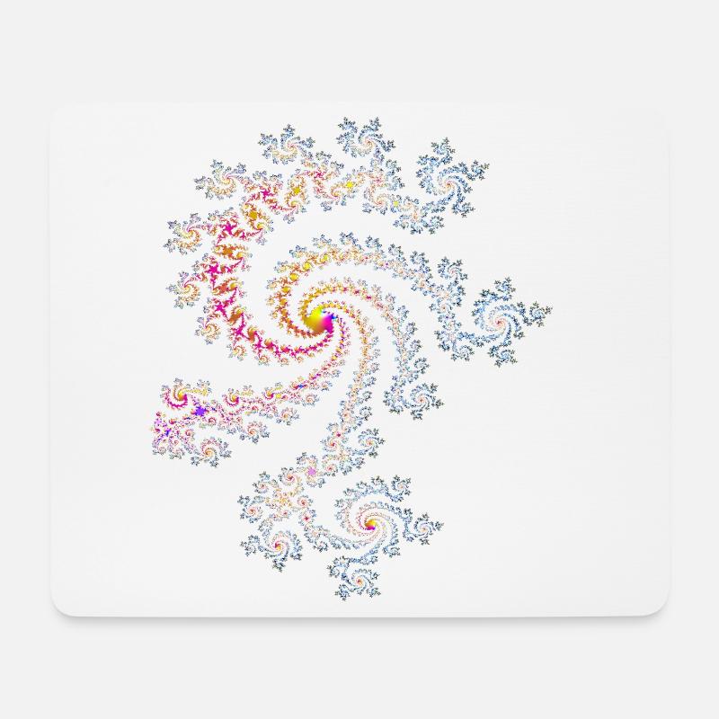 Mandelbrot Fractal - Mousepad (Querformat) - Weiß