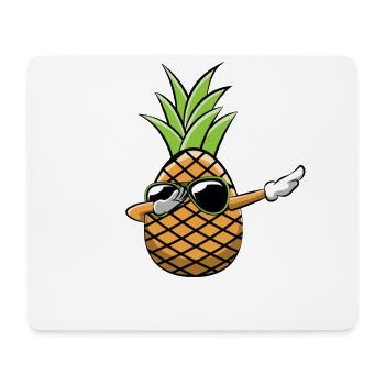 Dabbing Ananas Dab Sonnenbrille Hawaii Geschenk - Mousepad (Querformat) - Weiß - Vorne