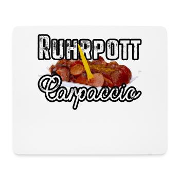 Currywurst Ruhrpott Carpaccio Bratwurst Geschenk - Mousepad (Querformat) - Weiß - Vorne
