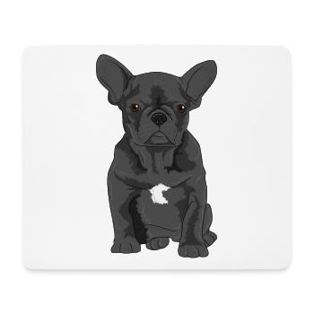Bulldog - Mouse Pad (horizontal) - white - Front