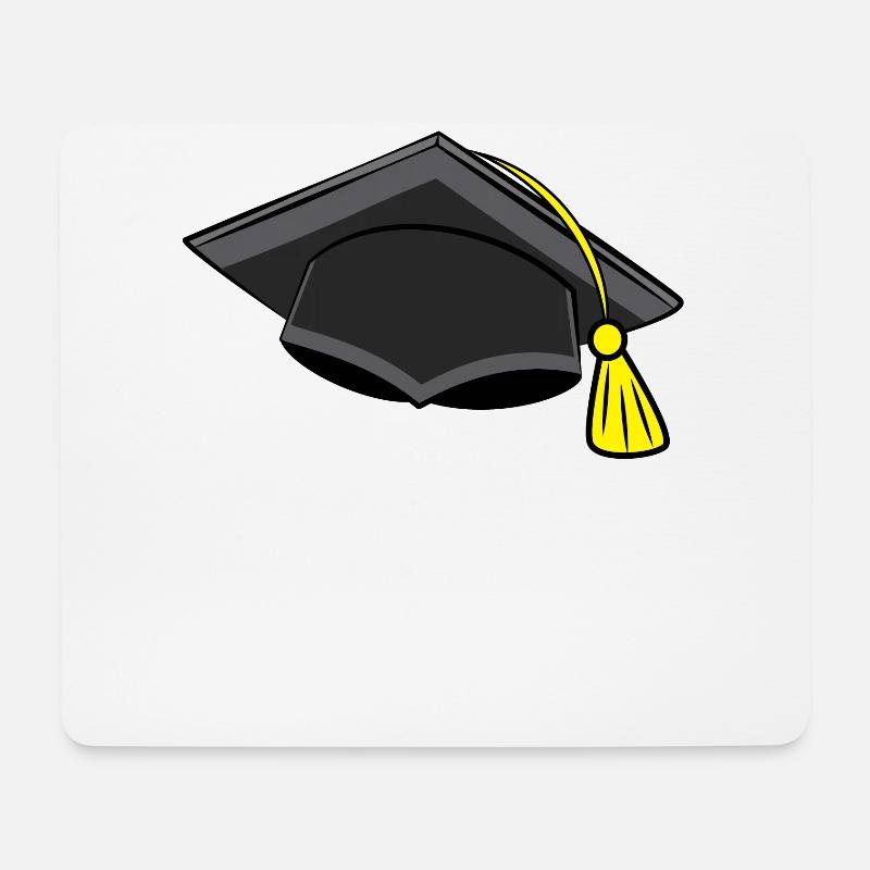 Doktorhut Student Doktor Studium Abitur Abschluss - Mousepad (Querformat) - Weiß