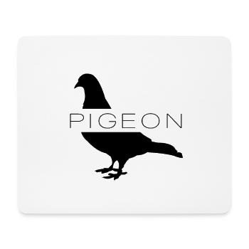 Taube, Taubenzüchter, Taubenflüsterer, Pigeon - Mousepad (Querformat) - Weiß - Vorne