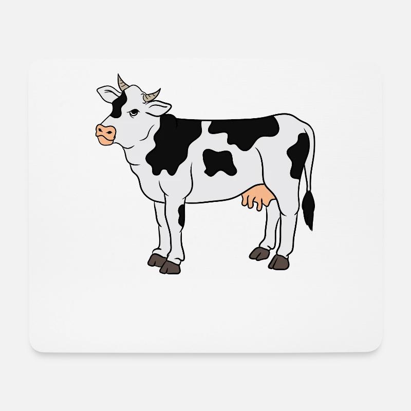 Kuh Kühe Bauer Bauernhof Bäuerin Landwirt Geschenk - Mousepad (Querformat) - Weiß