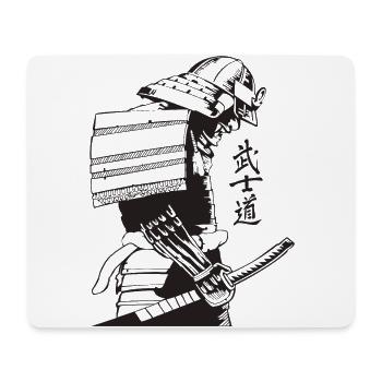 Samurai Warrior Washed, Retro - Mouse Pad (horizontal) - white - Front