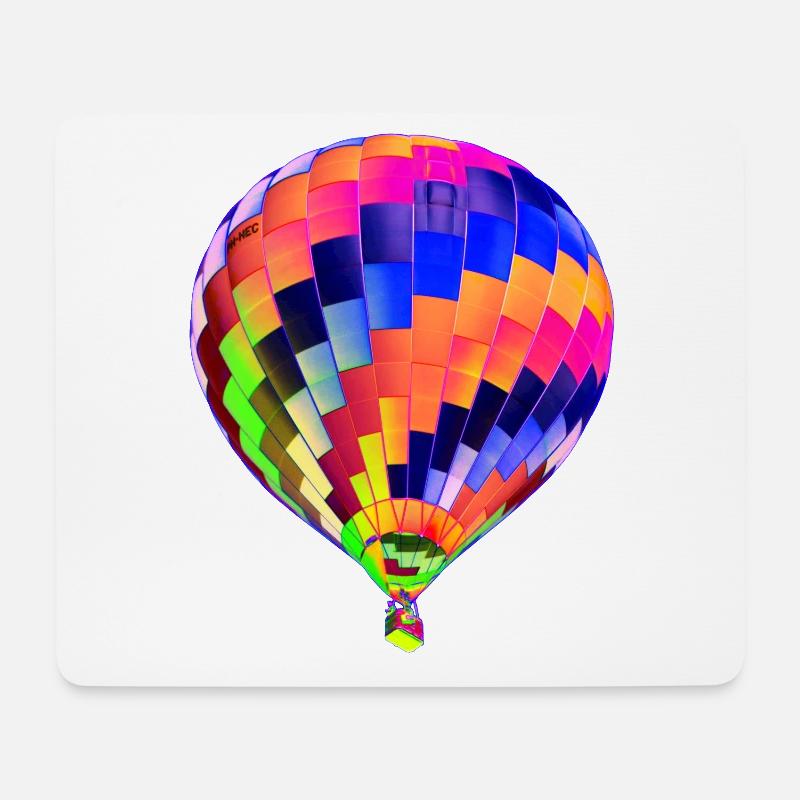Heißluftballon - Mousepad (Querformat) - Weiß