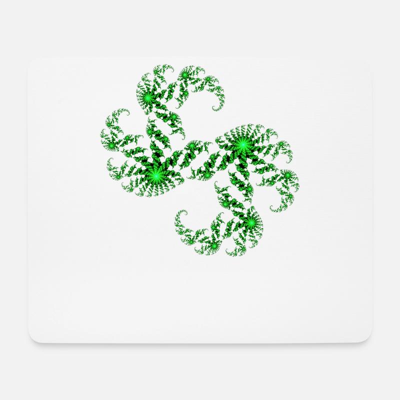 2 Julia Fractals - Mouse Pad (horizontal) - white
