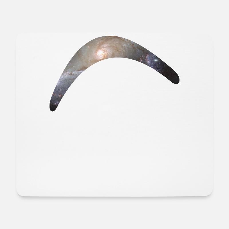 Boomerang - Mousepad (Querformat) - Weiß
