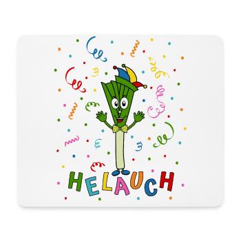 Lauch Helauch Fasching Konfetti Helau Fastnacht - Mousepad (Querformat) - Weiß - Vorne
