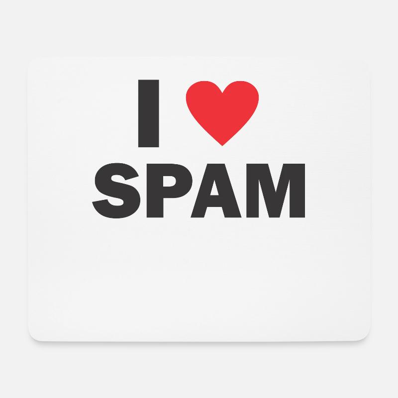 Spam Mail Email Birthday Gift - Mouse Pad (horizontal) - white