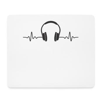 Party DJ Musik Tanzen Geburtstag Geschenkidee - Mousepad (Querformat) - Weiß - Vorne