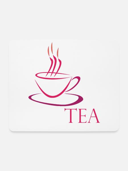 TEA - Mousepad (Querformat) - Weiß
