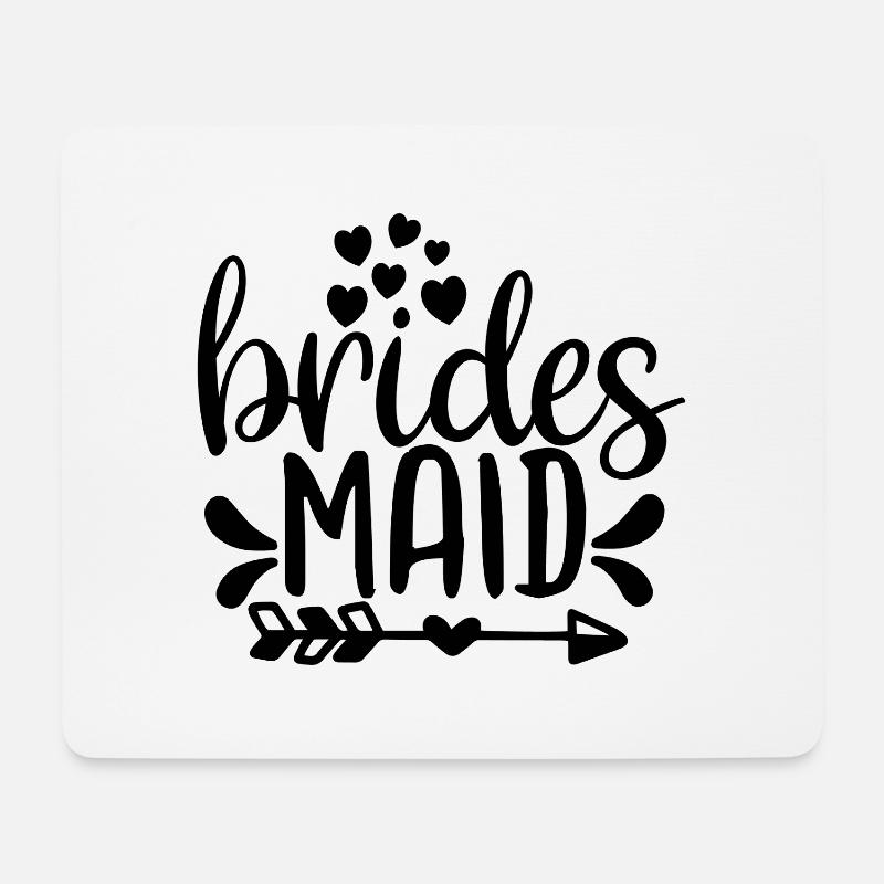 Brides Maid - Hochzeit - Mousepad (Querformat) - Weiß