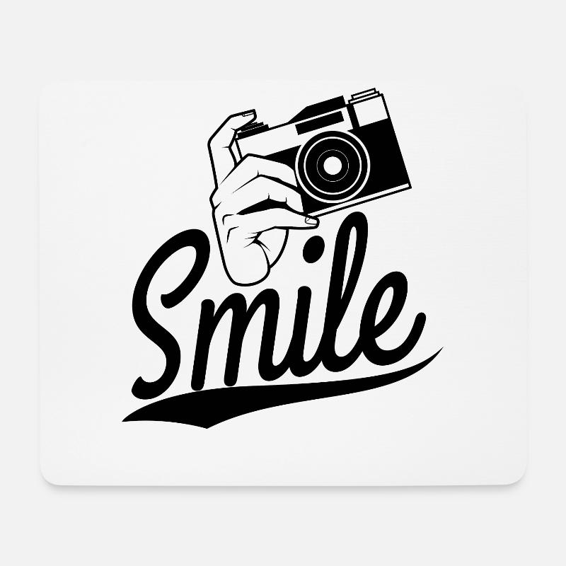 Fotografie Fotograf Foto Kamera Geschenk - Mousepad (Querformat) - Weiß
