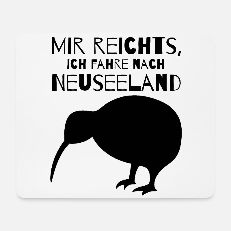 Mir reichts, ich fahre nach Neuseeland - Mousepad (Querformat) - Weiß