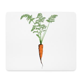 Retro carrot vegetable vintage plant garden gift - Mouse Pad (horizontal) - white - Front