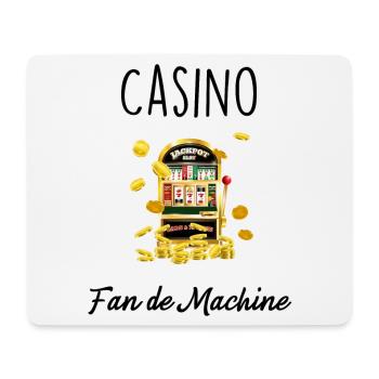 Casino - Tapis de souris (format paysage) - blanc - Devant