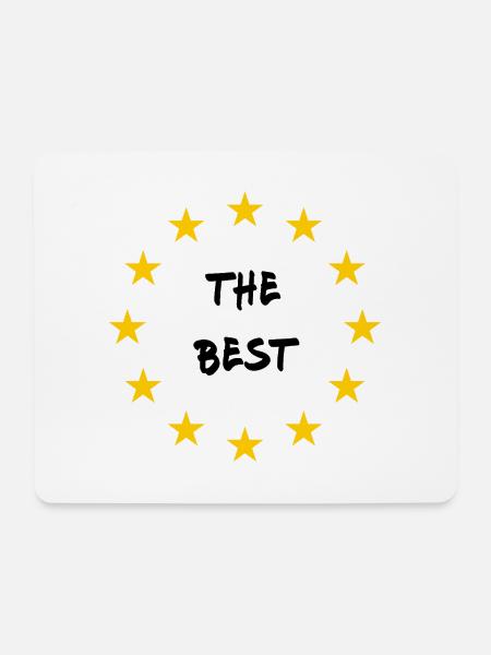 The best - Mousepad (Querformat) - Weiß