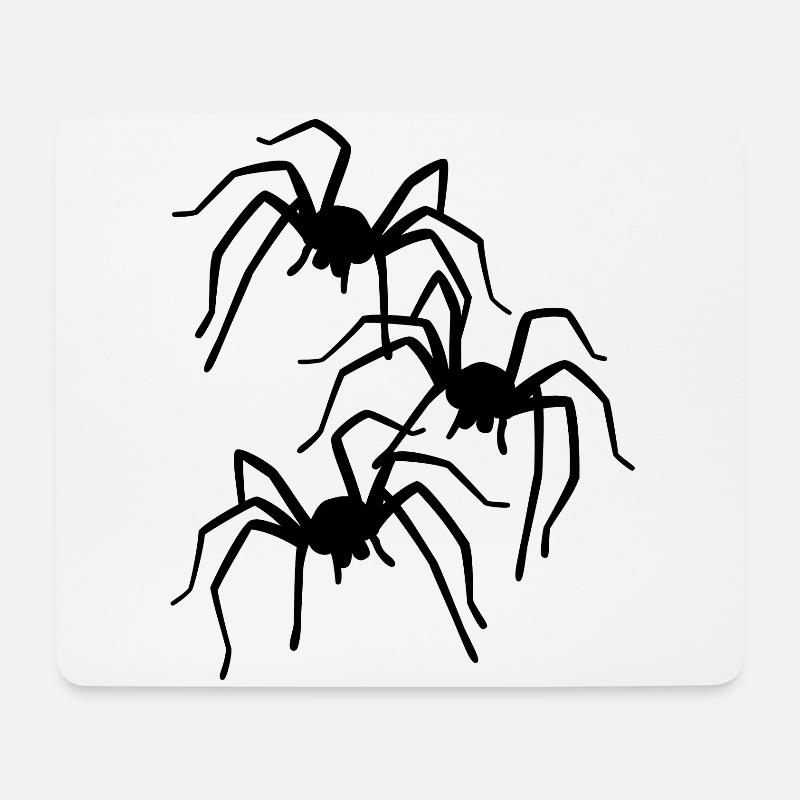 Spinnen Spinnen Phobie Angst Panik Horror - Mousepad (Querformat) - Weiß