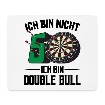 50. Geburtstag Darts Geschenk 50 Ehrentag Männer - Mousepad (Querformat) - Weiß - Vorne