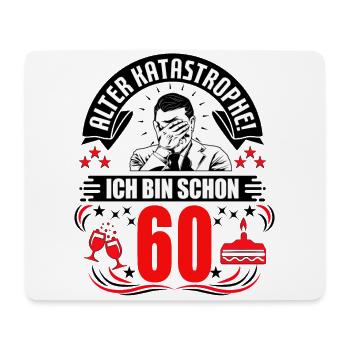 60. Geburtstag Mann Geschenk lustig Geburtstag 60 - Mousepad (Querformat) - Weiß - Vorne