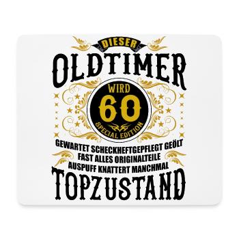 60 Geburtstag 60. Jubiläum 60 Ehrentag Geschenk - Mousepad (Querformat) - Weiß - Vorne