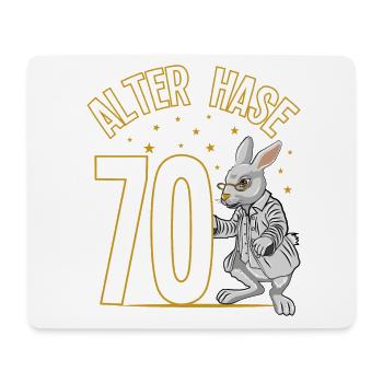 70 Geburtstag Geschenke lustig 70. Geburtstag Mann - Mousepad (Querformat) - Weiß - Vorne