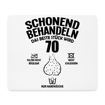 70 Geburtstag Geschenk Club der alten Säcke 70 - Mousepad (Querformat) - Weiß - Vorne
