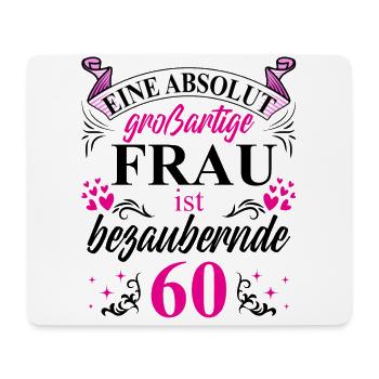 60. Geburtstag 60 Jubiläum 60 Ehrentag 60 Jahre - Mousepad (Querformat) - Weiß - Vorne