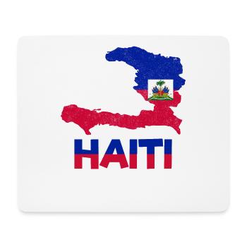 Haïti HaïtiEn Haïti Drapeau Fier Pays I Cadeau - Tapis de souris (format paysage) - blanc - Devant
