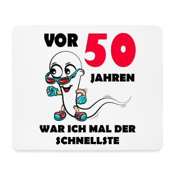 50.Ehrentag 50. Jubiläum Club der alten Säcke 50 - Mousepad (Querformat) - Weiß - Vorne