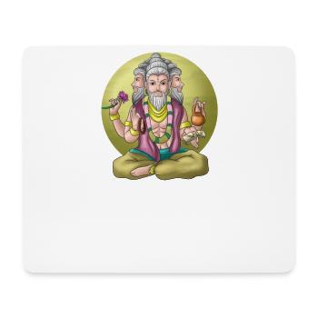 India Indian Hindu Pride Brahma God I Gift - Mouse Pad (horizontal) - white - Front