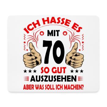 70 Geburtstag 70. Ehrentag Club der alten Säcke 70 - Mousepad (Querformat) - Weiß - Vorne