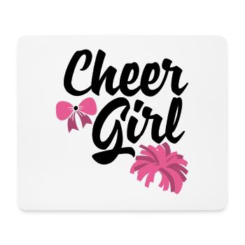 Cheer Girl Cheerleading Cheerleader Cheerdance Gym - Mousepad (Querformat) - Weiß - Vorne