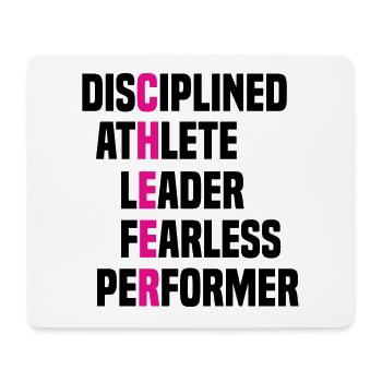 Cheer Discipline Athlete Leader Cheerleading Sport - Mousepad (Querformat) - Weiß - Vorne