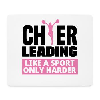 Cheerleading Like A Sport Only Harder Cheerleader - Mousepad (Querformat) - Weiß - Vorne