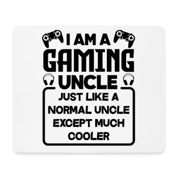 I'm A Gaming Uncle Just Like A Normal Uncle Video - Mousepad (Querformat) - Weiß - Vorne