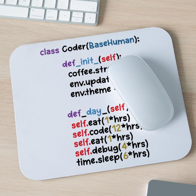 Developer Graphic Coder Programmer Computer Geek P Mousepad (Querformat)