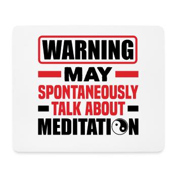 Meditation Adds Life To Your Years Meditation Rela - Mousepad (Querformat) - Weiß - Vorne