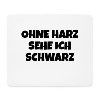 Harz Torfhaus Wanderung Harzer Brocken - Mousepad (Querformat) - Weiß - Vorne