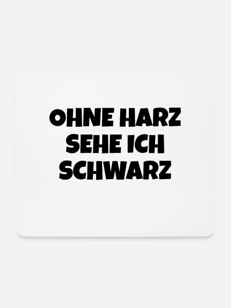 Harz Torfhaus Wanderung Harzer Brocken - Mousepad (Querformat) - Weiß
