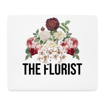 The Florist Graphic Botanical Flowers Gardening Pl - Mousepad (Querformat) - Weiß - Vorne