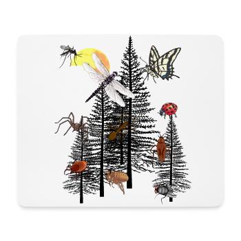 Wilderness Forest Animals Nature Nature Lovers Biologist Eco - Mouse Pad (horizontal) - white - Front