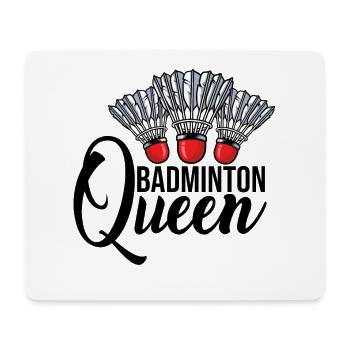 Badminton Queen Badminton Player Shuttlecock Sport - Mousepad (Querformat) - Weiß - Vorne