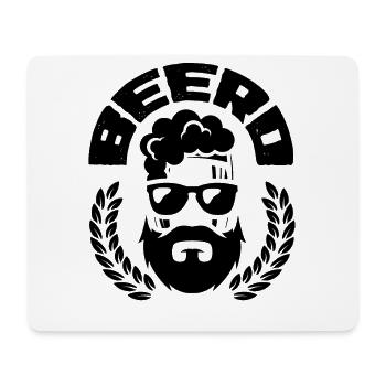 Beerd Graphic Homebrewing Winemaking Brewery Craft - Mousepad (Querformat) - Weiß - Vorne