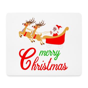 Merry Christmas - Mouse Pad (horizontal) - white - Front